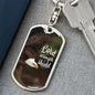 ~ Patriot - Psalm 28:7 - Keychain (v1) ~