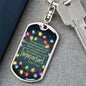 ~ Christmas - Isaiah 7:14 - Keychain (v5) ~