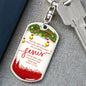 ~ Christmas - Matthew 1:21 - Keychain (v4) ~