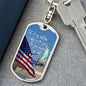 ~ Patriot - Psalm 118:5 - Keychain (v1) ~