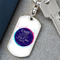 ~ Warriors - 1 Peter 5:7 - Keychain (v2) ~
