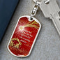 ~ Christmas - Matthew 2:10 - Keychain (v5) ~