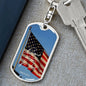 ~ Patriot - Psalm 33:12 - Keychain (v2) ~