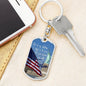 ~ Patriot - Psalm 118:5 - Keychain (v1) ~