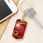 ~ Christmas - Matthew 2:10 - Keychain (v5) ~