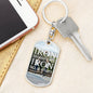 ~ Patriot - Proverbs 27:17 - Keychain (v2) ~