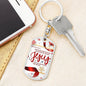 ~ Christmas - Matthew 1:21 - Keychain (v5) ~