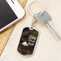 ~ Warriors - Psalm 28:7 - Keychain (v4) ~