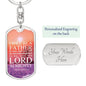 ~ Daughter - 2 Corinthians 6:18 - Keychain (v2) ~