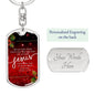 ~ Christmas - Matthew 1:21 - Keychain (v2) ~