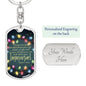 ~ Christmas - Isaiah 7:14 - Keychain (v5) ~