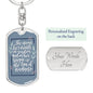 ~ Mother - Proverbs 31:28 - Keychain (v5) ~