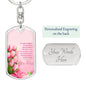~ Mother - Proverbs 31:25-26 - Keychain (v1) ~