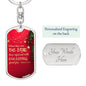 ~ Christmas - Matthew 2:10 - Keychain (v4) ~