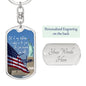 ~ Patriot - Psalm 118:5 - Keychain (v1) ~