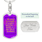 ~ Mother - Proverbs 31:28 - Keychain (v6) ~