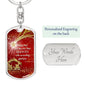 ~ Christmas - Matthew 2:10 - Keychain (v5) ~