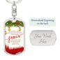 ~ Christmas - Matthew 1:21 - Keychain (v4) ~