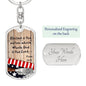 ~ Patriot - Psalm 33:12 - Keychain (v1) ~