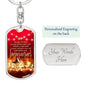 ~ Christmas - Isaiah 7:14 - Keychain (v4) ~