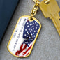 ~ Patriot - Psalm 33:12 - Keychain (v3) ~