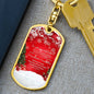~ Christmas - Isaiah 9:6 - Keychain (v4) ~
