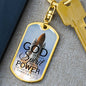 ~ Patriot - 2 Timothy 1:7 - Keychain (v1) ~