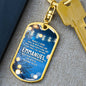 ~ Christmas - Matthew 1:23 - Keychain (v5) ~
