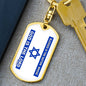 ~ Patriot - Psalm 33:12 - Keychain (v4) ~