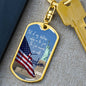 ~ Patriot - Psalm 118:5 - Keychain (v1) ~