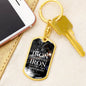 ~ Patriot - Proverbs 27:17 - Keychain (v1) ~