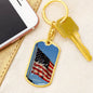 ~ Patriot - Psalm 33:12 - Keychain (v2) ~