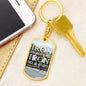 ~ Patriot - Proverbs 27:17 - Keychain (v2) ~