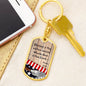 ~ Patriot - Psalm 33:12 - Keychain (v1) ~