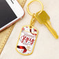 ~ Christmas - Matthew 1:21 - Keychain (v5) ~