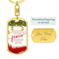 ~ Christmas - Matthew 1:21 - Keychain (v4) ~