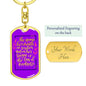~ Mother - Proverbs 31:28 - Keychain (v6) ~