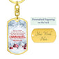 ~ Christmas - Matthew 1:23 - Keychain (v1) ~