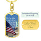 ~ Patriot - Psalm 118:5 - Keychain (v1) ~