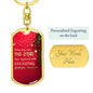 ~ Christmas - Matthew 2:10 - Keychain (v4) ~
