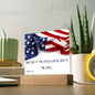 ~ Patriot - Psalm 33:12 - Plaque (v3) ~
