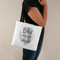 WARRIORS - Psalm 28:7 - Canvas Tote (v3)