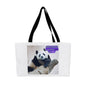 WARRIORS - Black&Whilte - Canvas Weekend Tote (v2)