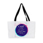 WARRIORS - 1 Peter 5:7 - Canvas Weekend Tote (v2)