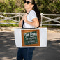 WARRIORS - Psalm 28:7 - Canvas Weekend Tote (v2)