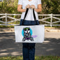 WARRIORS - Black&Whilte - Canvas Weekend Tote (v3)