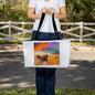 WARRIORS - Black&Whilte - Canvas Weekend Tote (v1)