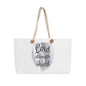 WARRIORS - Psalm 28:7 - Canvas Weekend Tote (v3)