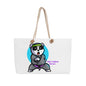 WARRIORS - Black&Whilte - Canvas Weekend Tote (v3)