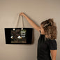 WARRIORS - Psalm 28:7 - Canvas Weekend Tote (v4)